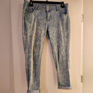 Acid Wash Boyfriend Jeans